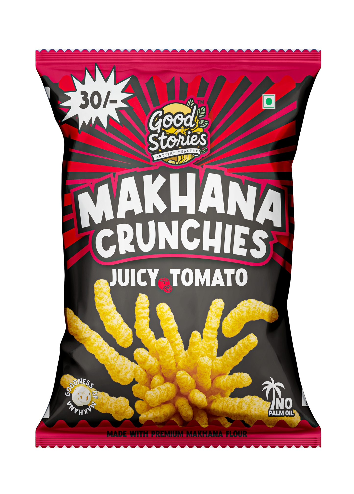 Good Stories Makhana Crunchies β Juicy Tomato