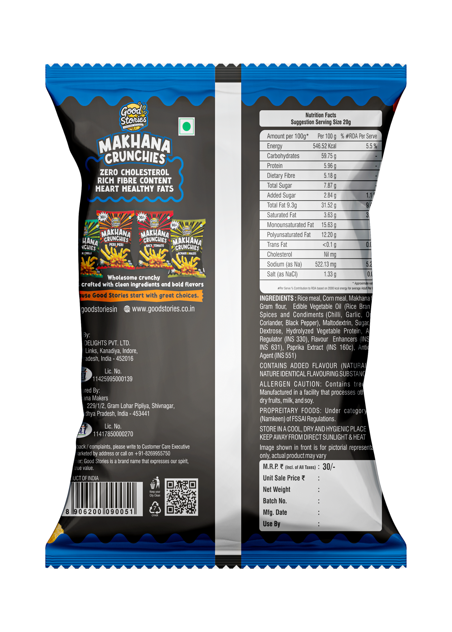 Good Stories Makhana Crunchies – Barbecue