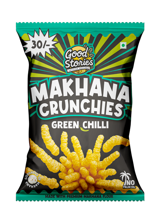Good Stories Makhana Crunchies – Green Chilli